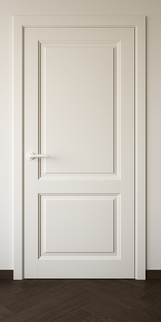 Tahveldusega siseuks, värvitud valgeks. Peithinged, magnetlukustus ja lävepakuta