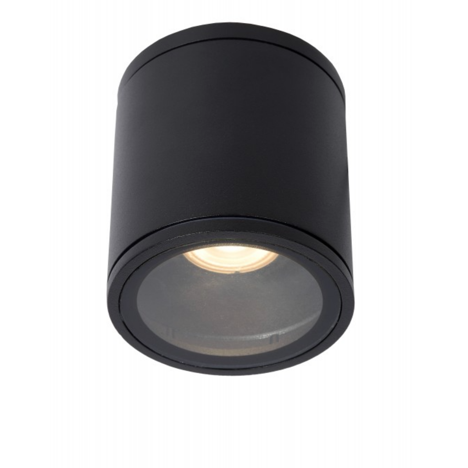 Honos Round GU10 pinnapealne valgusti, must
