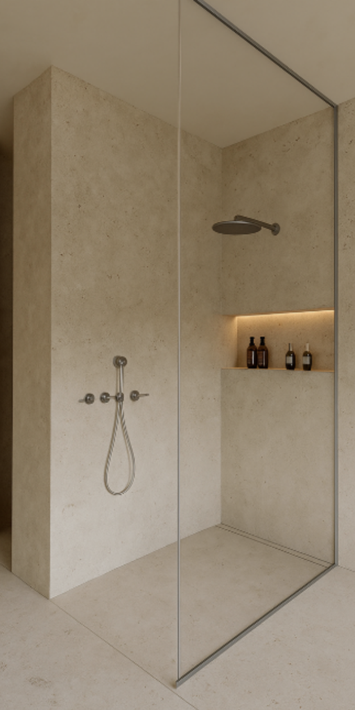 Maast laeni karastatud kirgas klaas, U profiil raam viimistlus harjatud grafiit