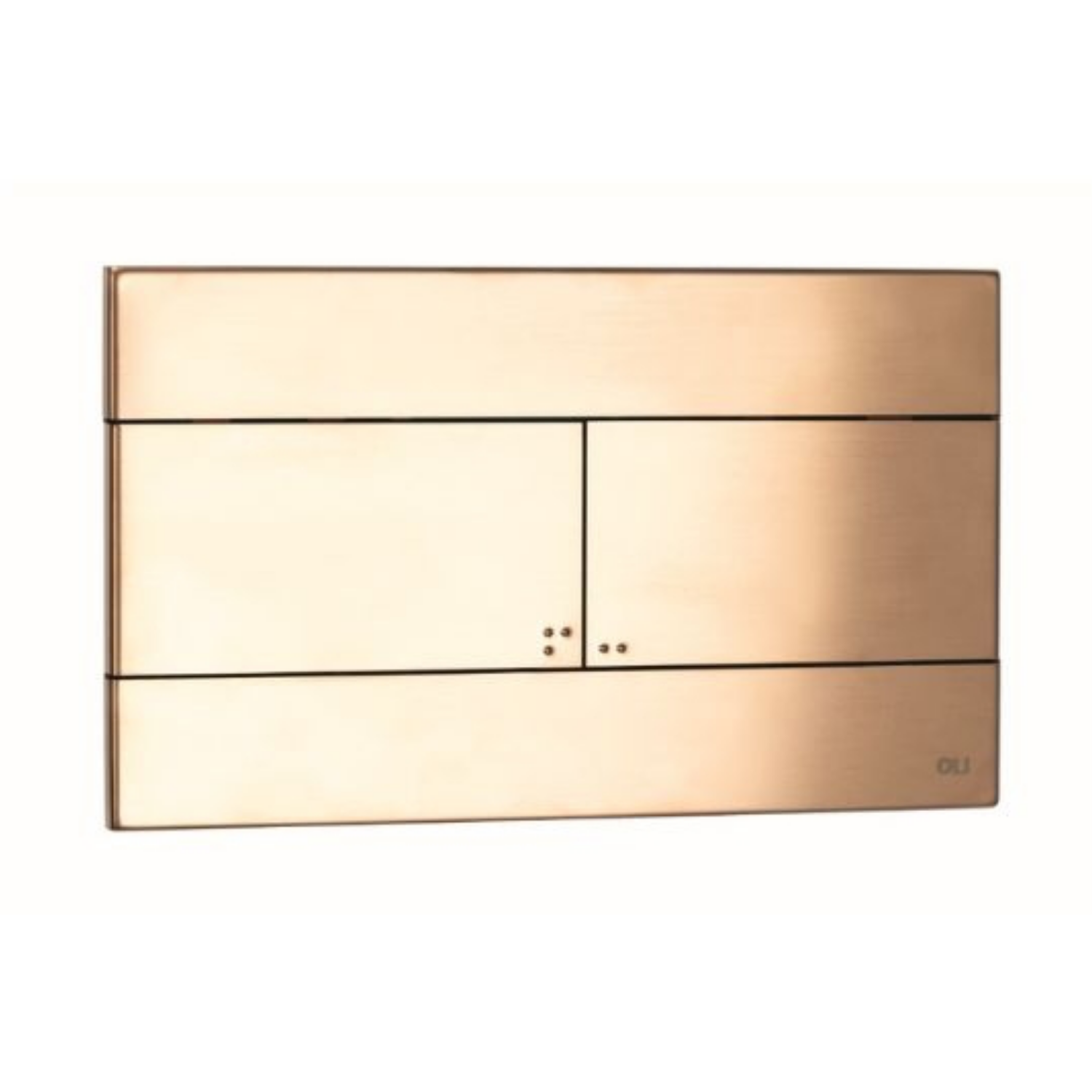 WC-loputuskastinupp OLI Slim, Inox copper